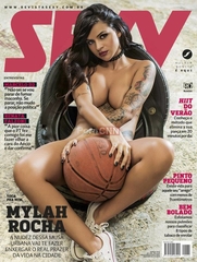 Famosa Mylah Rochão Pelada na Revista Sexy Março 2015